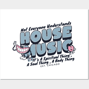 HOUSE MUSIC  - Not Everyone Understands Watermelon (blue) Posters and Art